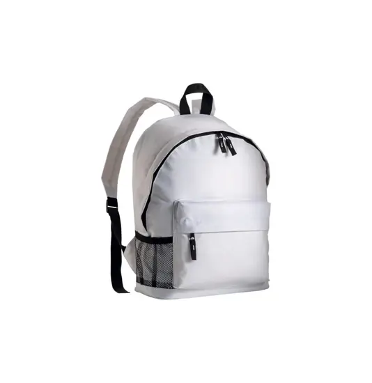 Zaino in poliestere 600D con 3 tasche, di cui una laterale retinata