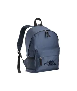 Zaino in poliestere 600D con 3 tasche, di cui una laterale retinata