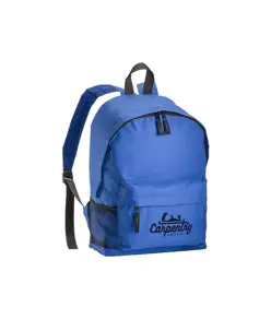 Zaino in poliestere 600D con 3 tasche, di cui una laterale retinata