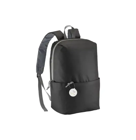 Zaino in poliestere senza PVC con quattro tasche, spallacci regolabili