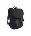 Zaino in poliestere two tone effetto melange con 2 tasche