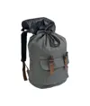Zaino in poliestere two tone effetto melange con 2 tasche