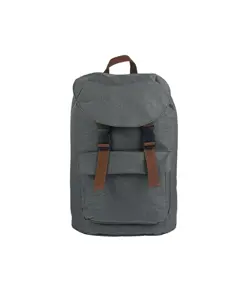 Zaino in poliestere two tone effetto melange con 2 tasche