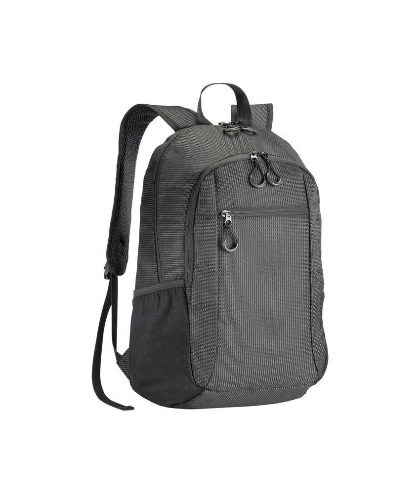 Zaino porta computer in dobby nylon con tre tasche