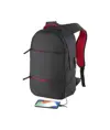 Zaino porta computer in poliestere 600D. Tasca principale porta pc e 3 tasche frontali