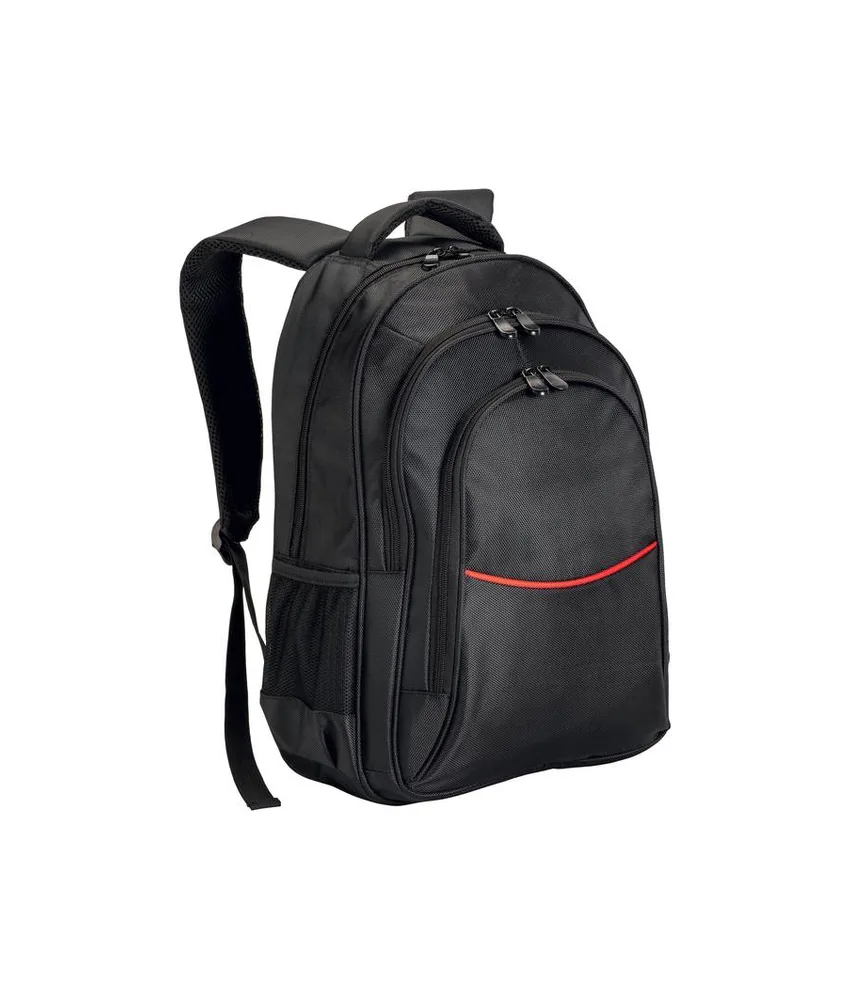 Zaino porta computer poliestere 1680D con tre tasche. Tasca principale porta pc