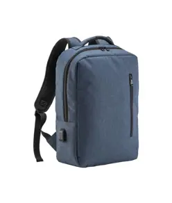 Zaino porta computer poliestere two tone con tre tasche con porta USB esterna
