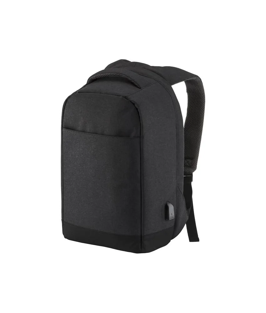 Zaino porta PC con chiusura antifurto, con presa USB, in poliestere
