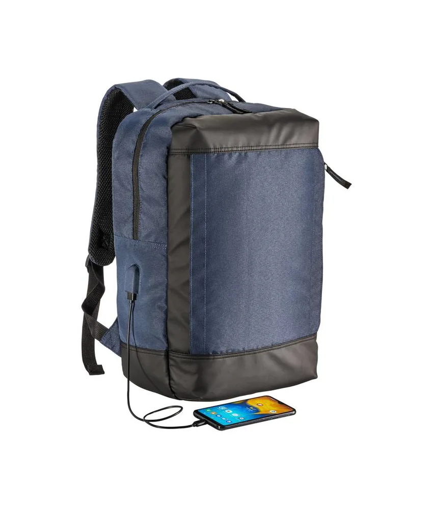 Zaino porta pc in poliestere riciclato con tintura ecologica Demi - Design Milano