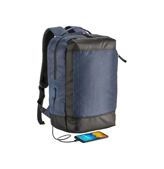 Zaino porta pc in poliestere riciclato con tintura ecologica Demi - Design Milano