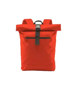 Zaino Roll porta PC (17") in poliestere riciclato R-PET con tasca esterna con cerniera