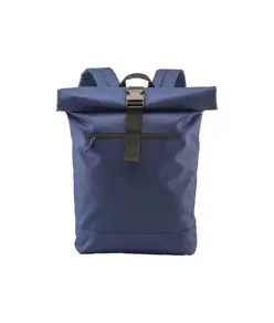 Zaino Roll porta PC (17") in poliestere riciclato R-PET con tasca esterna con cerniera