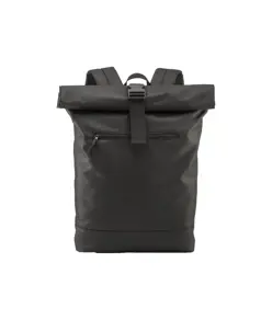 Zaino Roll porta PC (17") in poliestere riciclato R-PET con tasca esterna con cerniera
