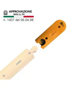Cordolo stradale in gomma per delimitazione corsia