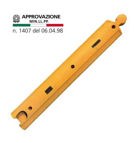 Cordolo stradale in gomma per delimitazione corsia
