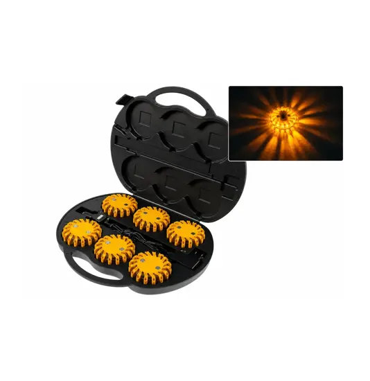 Kit 6 luci di emergenza stradali