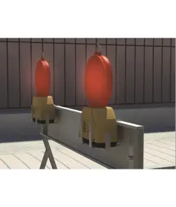 Segnalatore EuroFlash a luce rossa fissa