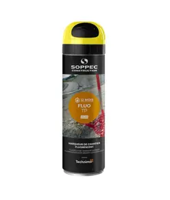 Tracciatore spray da cantiere. Bomboletta 500 ml. Soppec Fluo TP