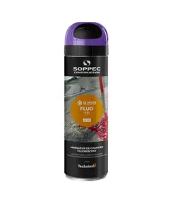 Tracciatore spray da cantiere. Bomboletta 500 ml. Soppec Fluo TP