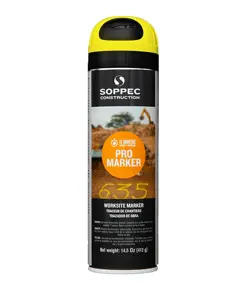 Tracciatore spray da cantiere. Bomboletta 500 ml. Soppec Pro Marker