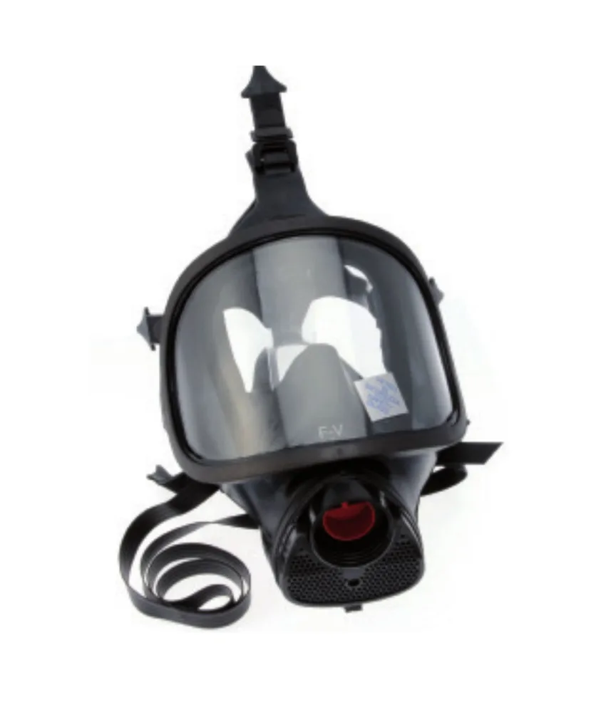 Maschera con schermo in vetro Spasciani TR 82, a pressione negativa - ideale per verniciatura e sabbiatura