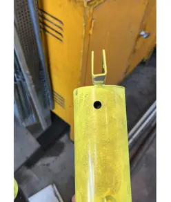 Canotto per paletto dissuasore altezza 120 cm colore giallo nero