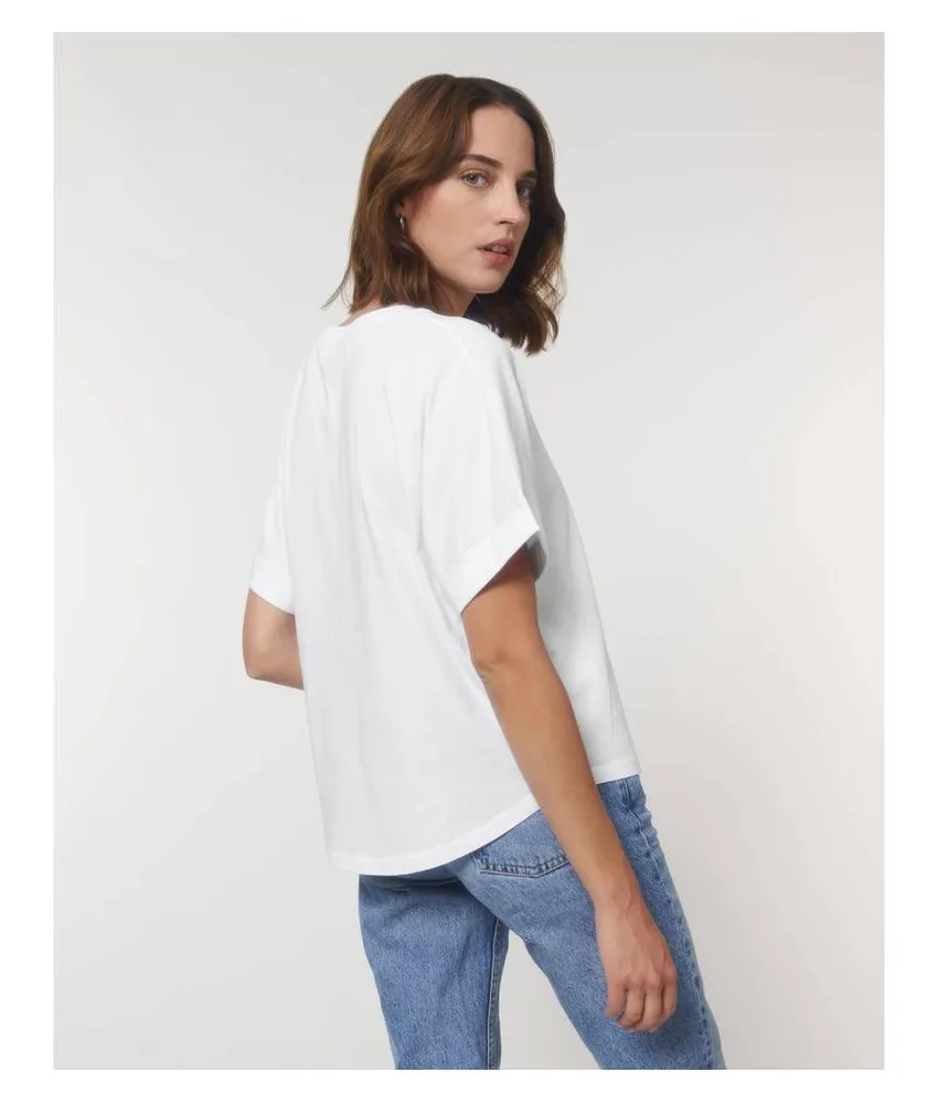 T-shirt da donna con manica arrotolata Stanley Stella Stella Collider in offerta, T-shirt - Oversize - Manica corta