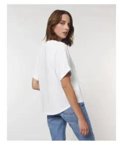 T-shirt da donna con manica arrotolata Stanley Stella Stella Collider in offerta