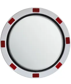 Specchio stradale in acciaio INOX  circolare