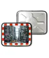 Specchio stradale in acciaio INOX  rettangolare