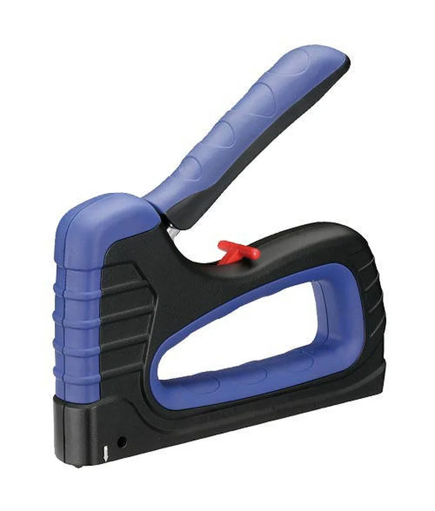 Aggraffatrice manuale in alluminio Kravm, corpo in alluminio e ABS