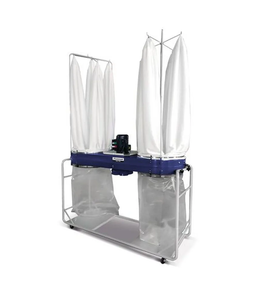 Aspira trucioli LTF, con clip a sgancio rapido - per sacco filtro e raccogli trucioli - aria aspirata 7700 m3/h