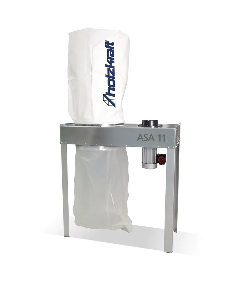 Aspiratore Holzkraft, adatto anche per plastica, metalli, vetro, polistirolo, carta e materiali simili
