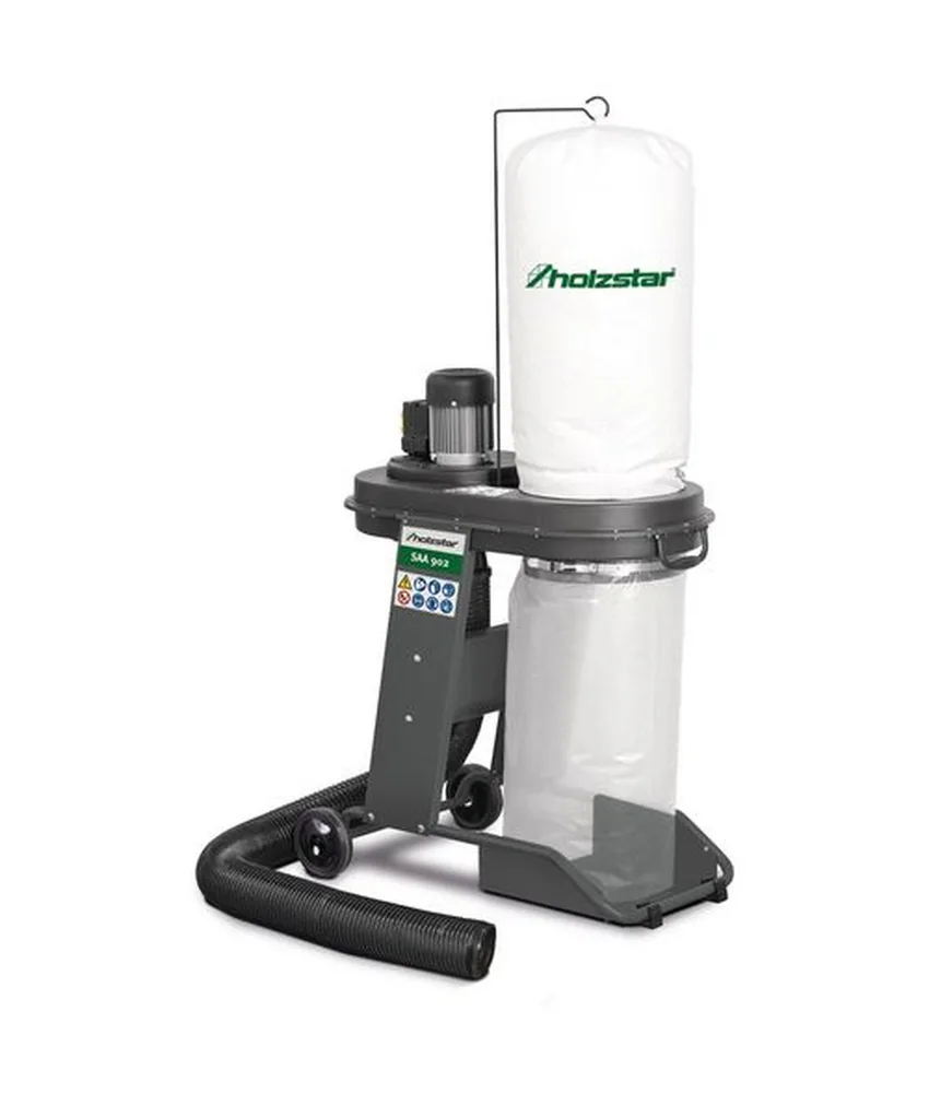 Aspiratore per trucioli LTF, con struttura stabile in lamiera di acciaio - aria aspirata 1200 m³/h