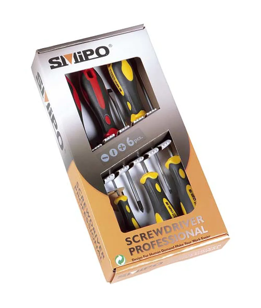 Assortimento giraviti con foro 5 pezzi tamper resistant Kravm SERE S TORX, composto da 5 pezzi