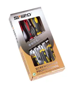 Assortimento giraviti con foro 5 pezzi tamper resistant Kravm SERE S TORX