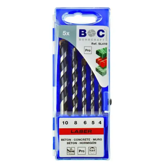 Assortimento Punte Da Muro Con Inserto
