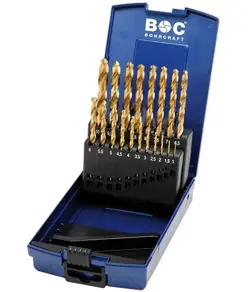 Assortimento Punte Elicoidali Cilindriche Hss-Tin