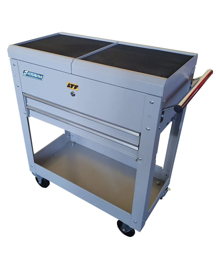 Carrello da officina 705x370x830 mm, con 2 cassetti