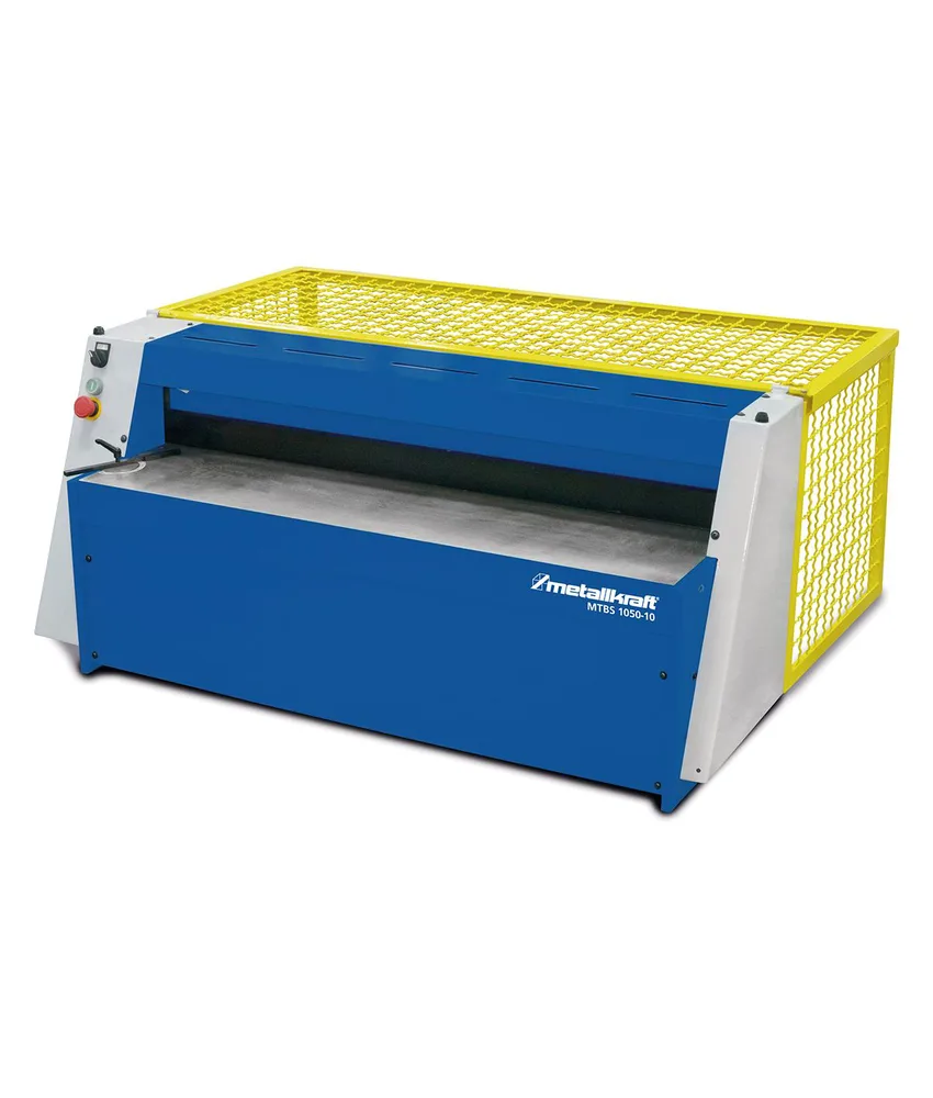 Cesoia motorizzata Metallkraft, con pedale larghezza lavoro 1050 mm