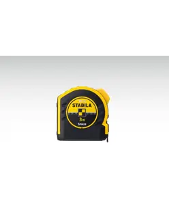Flessometro giallo in abs con clip metallica Stabila BM 40