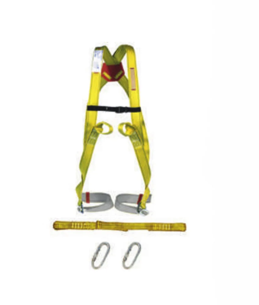 Imbracatura di sicurezza anticaduta BACK, anticaduta ad 1 punto - 2 moschettoni di sicurezza