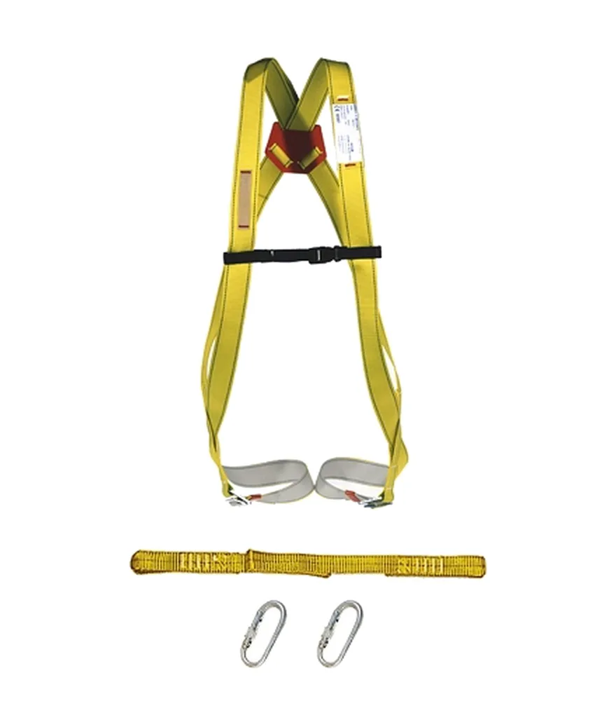 Imbracatura di sicurezza anticaduta FRONT, anticaduta ad 1 punto - 2 moschettoni di sicurezza