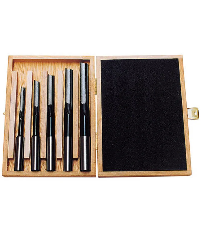 Kit Di 5 Punte A Mortasare Rotazione, con gambo da 12,8 mm