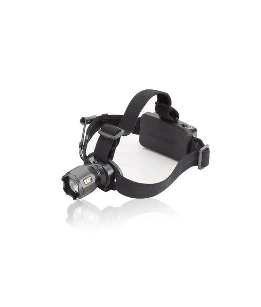 Lampada frontale ricaricabile focusing in alluminio, da 380 lumen