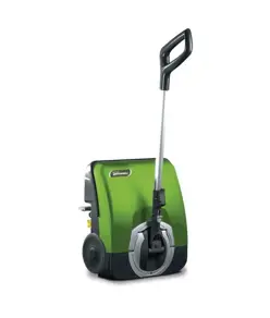 Lavasciuga pavimenti a batteria con luce a led e impugnatura regolabile