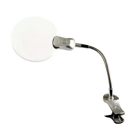 Lente di ingrandimento con illuminazione a 2 led