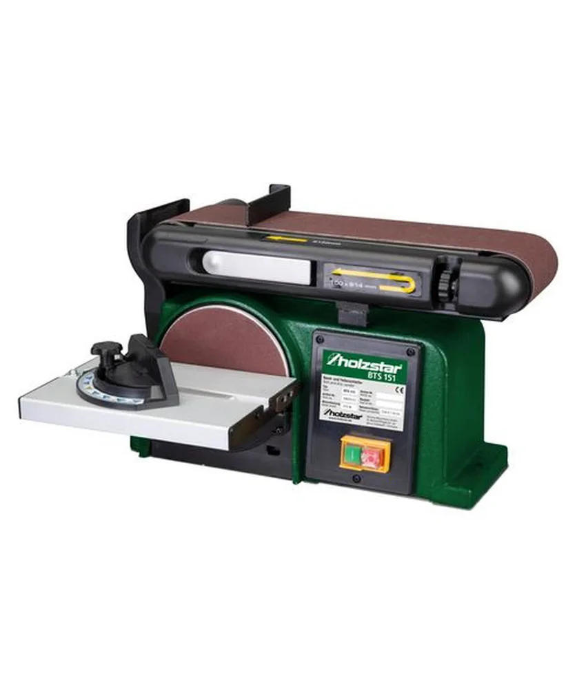 Levigatrice combinate a disco e nastro, con guida angolare da -60° a +60°