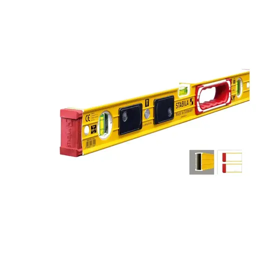 Livella in alluminio con nervature Stabila 196-2 LED