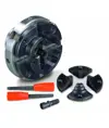 Mandrino a 4 griffe diametro 100 mm con vite inclusa